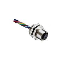 Amphenol LTW M12A-03PFFC-SH8BA0 Sensor Cables / Actuator Cables M Series Sensor Connector, M12, A Code, Metal, 4A, 03 pins, Female Connector, Female Contact, Hexagonal, Screw Thread, Crimp, Receptacle With Cable/Wire, Length 1000mm, IP68