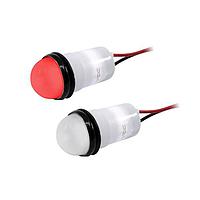 VCC PML50SRFVW Indicators 780mcd Semi Dome Red Flex Wire
