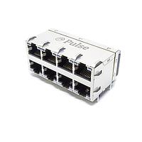 Đầu nối mô-đun / Đầu nối Ethernet CONN,RJ45,2X4,1GD,1:1,TY NPB Pulse Electronics JXC0-0182NL