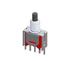 Công tắc nhấn loại nhỏ Công tắc nhấn SPDT tạm thời điện áp cao giá đỡ chữ V Dailywell 8MS8P1B05VS2QES