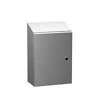 Vỏ hộp đỉnh nghiêng N4,12 Eclipse - 20 x 16 x 8 - Thép/Xám nhạt Hammond Manufacturing ST20168LG