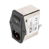 Bộ lọc EMC đầu vào, ổ cắm IEC và bộ lọc đường dây, 2A XP Power FFSAS02BFR