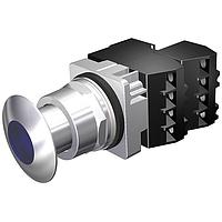 Công tắc đẩy-kéo 3 vị trí, MOM, XFR 600V, xanh dương sáng, NCXLB-NC, LED SIEMENS 52PP3K5UB