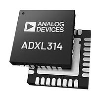 Analog Devices ADXL314WBCPZ-RL Accelerometers 200 g Range, 3-Axis Digital Accelerometer