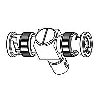 Đầu chuyển RF - Cút BNC chữ T 2 đực & 1 cái Amphenol RF 000-27750