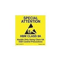 Nhãn ESD Lớp 0A Keo Dính Vĩnh Viễn 2X2" Desco 06731