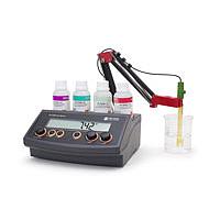 HANNA HI22091-02 pH / mV 미터 (수동 온도 보상 (MTC) 및 아날로그 출력 포함)