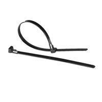 Essentra Components CTR005A Releasable CABLE TIE RELEASABLE:NYL BLACK, 11-7/8" L 50LB TENSILE & MAX BUNDLE 3.15"