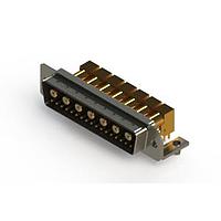 Đầu nối D-Sub tiếp xúc hỗn hợp Đầu nối D-Sub kết hợp nguồn góc phải EDAC 629-24W7240-7NB