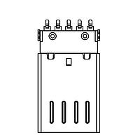 Đầu nối Micro USB Loại B ĐẦU CẮM MICRO USB LOẠI B Adam Tech MCR-B-MPLUG-CS8