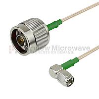 Fairview FMC0104315LF N Male to RA SMA Male Cable RG-316 Coax and RoHS