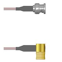 Amphenol Custom Cable Q-0M03V000H048i RF Cable Assemblies BNC-SP/SMB-RP G142 48I