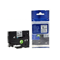 Brother HZe-131 标签打印机，黑墨、12mm透明膜