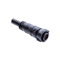 Amphenol LTW CD-08AFMM-QL8D03 Sensor Cables / Actuator Cables X-Lok, Middle Size, Plastic, 5A, 08 pins, Female Connector, Male Contact, Straight, Push Lock, Overmolded, Length 3000mm, IP68