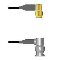 Amphenol Custom Cable Q-3600E0008012i RF Cable Assemblies SMA-RP/BNC-RP RG58 12I