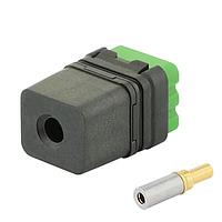 Eaton Souriau-Sunbank 8MQ2M0108SC ຕູ້ຕໍ່ແບບ Modular - ໂມດູນ Push Pull MQuick, ບໍ່ມີການປິດປ່ອງ, ມີຂໍ້ຕິດຕໍ່ປະເພດຜູ້ຍິງ crimp