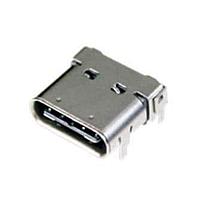 Adam Tech USB-C31-S-RA-CS1A-BK-SS-T/R USB Type C Connectors USB TYPE C , RECEPTACLE, R/A, HY