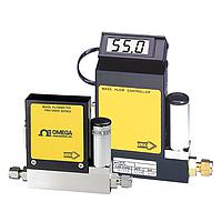 OMEGA FMA5402A Gas Mass Controllers With or Without Integral Display (Aluminum and Brass Body, 10 SCCM, ± 1 %, 1/4 in, Compression Fitting)