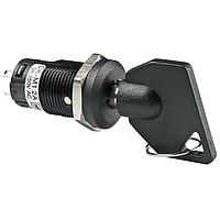 NKK Switches CKM12ATW01-004 キーロックスイッチ SPDT 3A 16MM ON-ON チューブキー