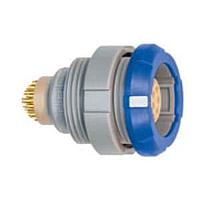 REDEL CLB.810.GLL1A Connectors 10P FIX SKT BLUE NUT FEMALE SOLDER