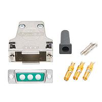 Bộ Vỏ Bảo Vệ D-Sub FCT Bộ Kết Nối Vỏ Bảo Vệ Bộ Kết Nối D-Sub Hỗn Hợp Cốc Hàn Công Suất Cao Bộ Kết Nối 3 Mạch Molex 173114-0986