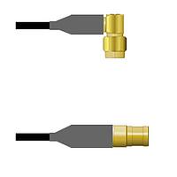 Amphenol Custom Cable Q-3603X0008007i RF Cable Assemblies SMA-RP/SMB-SP RG58 7I