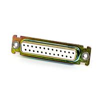 Đầu nối DSUB 25 chân cái SOD R GF Mạ kẽm Cinch DBR25S