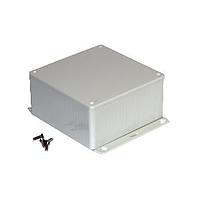 Hammond Manufacturing 1591UF2GY Flanged Enclosure ABS w/Bottom Flange 4.7x2.2x4.7" Grey