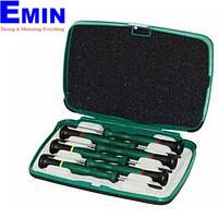 Bộ tuốc nơ vít dẹp cán dài 6 chi tiết SATA 09312