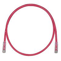 Panduit UTPK6A14RD Cat 6a Keyed Copper Patch Cord, Cat 6A, Red UTP