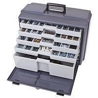 Flambeau 2275-2 ボックスドロワーキャビネット - グレー（ライトグレードロワー付き）19-1/2インチ x 10-3/8インチ x 15インチ