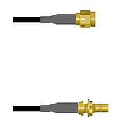 Amphenol Custom Cable Q-3B03M0003011i RF Cable Assemblies SMA-SP/SMB-SJB G174 11I