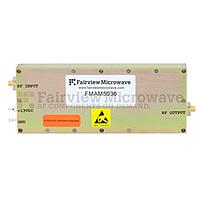 Fairview FMAM5036 40 dB Gain High Power High Gain Amplifier at 10 Watt Psat Operating From 1 GHz to 2.5 GHz with 46 dBm IP3 and SMA