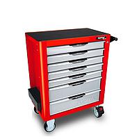 TOPTUL GCAJ275H W/7-Drawer Tool Trolley (275pcs, Red)