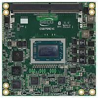 SECO MB75-6001-2111-C0 Computer-On-Modules - COM COMe-B75-CT6 w/AMD Ryzen Embedded V1807B @ 3.35GHz - Ethernet Contr. I211 - EDP Port - HUB - Packet Switch - Comm. Temp