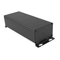 Hammond Manufacturing 1455ZT2201BK PC Board Wallmount Aluminum 8.66x3.5x2.2" Black