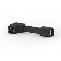 Cáp Mini SAS/SATA Thẳng sang R/A 4i MR 1.0 85 Ohm AMP Connectors - TE Connectivity 2820330-4