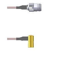 Amphenol Custom Cable Q-2003S0005072i RF Cable Assemblies N-SJ/SMB-RP G316 72I