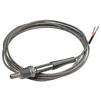 OMEGA TC-K-NPT-U-120 Pipe Plug Thermocouple Probes with NPT Fitting and Lead Wire (Thermocouple, K, 900 °C, Immersion Probe)
