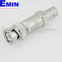 Fairview SA01B-05  5 dB Fixed Attenuator BNC Male To BNC Female Up To 1,000 MHz Rated To 0.5 Watts With Brass Tri-Metal Body