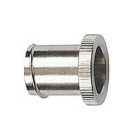 HellermannTyton FSU20-E Conduit Clips HelaGuard Metallic Conduit End Cap Insert, Flexible 0.50" (20mm) Dia, NPB Metal, 10/pkg