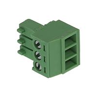 Molex 39500-5003 Plugs 3.5MM EURO PLUG RA G URO PLUG RA GRN 3CKT