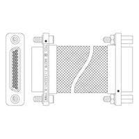 Đầu nối Micro-D D-Sub MCK-C2-RM-25P6G1X/ P-25P6G1X-18.0 DEUTSCH - TE Connectivity 7-1532247-8
