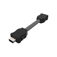 Cáp Công Nghiệp Cat 6a ix, ix đến ix, Loại A, 5.0m, 26AWG 8 Dây LSZH, Cat6A, Mạ Vàng 8u Amphenol Commercial Products ND9ACB2E0G