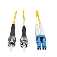 Tripp Lite N368-03M ການປະກອບສາຍເສັ້ນແສງ Fiber Optic DUPLEX SNGLIMODE 10' PVC 8.3/125 LC/ST