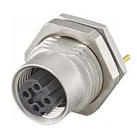 Đầu nối tròn tiêu chuẩn mét M12 thẳng PCB Rosenberger MI5K101-400-D0-04