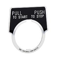 Square D 9001KN379 Legend PSH BTTN LEGEND PLATE 30MM, Type K