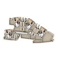 Khối đầu cuối lắp đặt Khối đầu cuối lắp đặt đa cấp, Kết nối bằng vít, Kết nối thanh cái, 6 mm, 800 V, 41 A, Số kết nối: 2, Số cấp: 1, màu xanh dương Weidmuller 2668730000