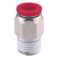 OMEGA OM-AIR-C20600200 Push-to-Connect Pneumatic Airline Fittings (5/32 in, Push Connect, 5/32 in, Push Connect, Connector, Push Connect)