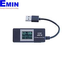 Thiết bị kiểm tra dòng điện/điện áp DC CEM USB-20 (3~9V, 0~3A)